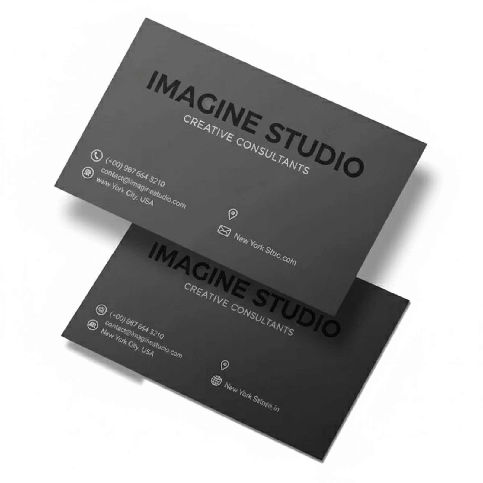 Custom Spot UV Business Cards Printing Abu Dhabi Dubai and UAE